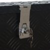 vidaXL Aluminium Box 19.09x5.51x7.87" Black