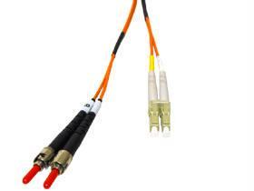 C2G 5M LC-ST 62.5/125 DUPLEX MULTIMODE OM1 FIBER CABLE - ORANGE - 16FT OM1 CABLE