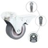 vidaXL 24 pcs Bolt Hole Swivel Casters 1.97 " (6x143423)