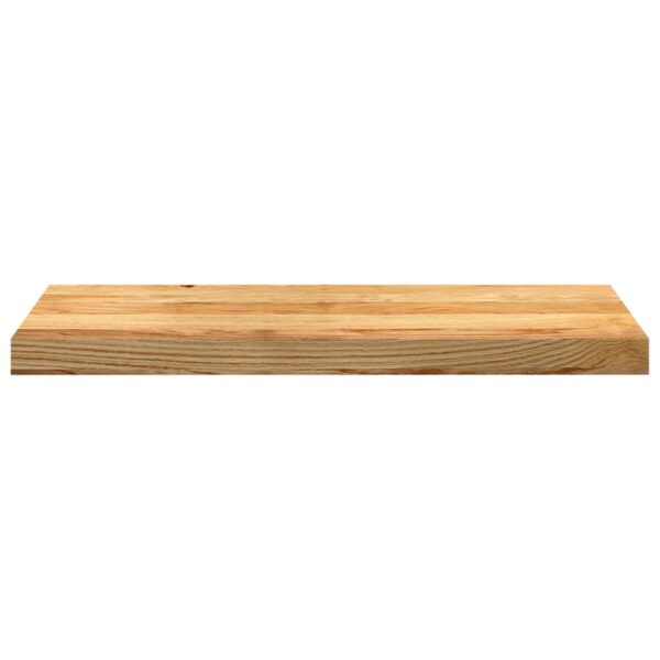 vidaXL Stair Tread Set of 16 Light Brown Solid Oak Wood 27.6 x 9.8 in