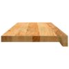 vidaXL Stair Tread Set of 16 Light Brown Solid Oak Wood 27.6 x 9.8 in