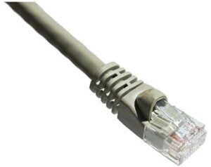 AXIOM 14FT CAT5E 350MHZ PATCH CABLE MOLDED BOOT (GRAY)