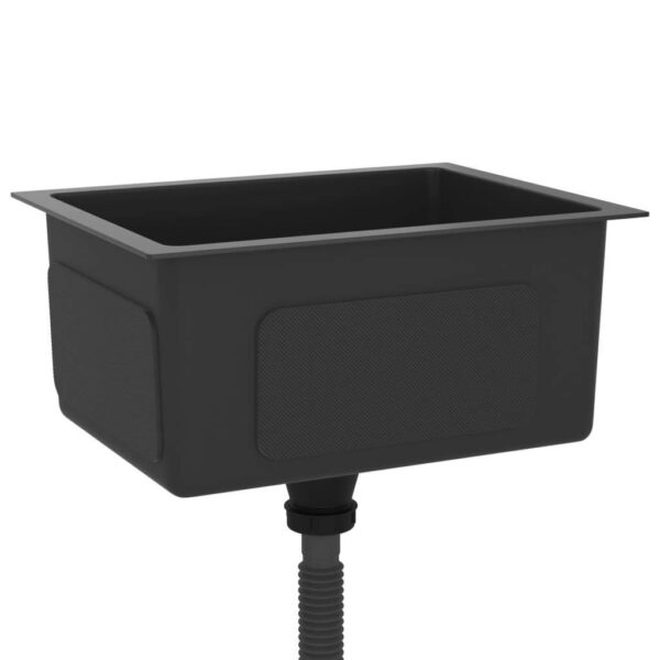 Handmade Kitchen Sink Black Stainless Steel