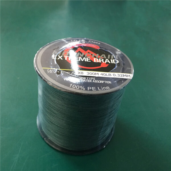 US MOUNCHAIN 300m Fishing Line 8 Strands Pe Braided Super Strong Fishing  Line Fishing Tackle gray 10LB/0.12MM